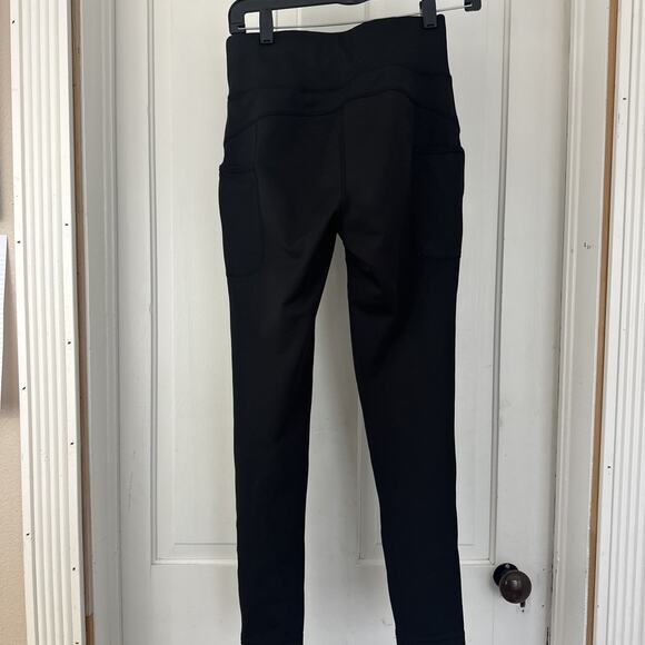Pop Fit Size Medium Black Ava High Rise w Mesh Insets and stash Pockets Leggings - Picture 5 of 7